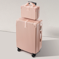 Maleta de Viaje de Alta Gama de 20 Pulgadas, Maleta con Candado de 28 Pulgadas, Maleta Grande de 24 Pulgadas con Cadena, Personalizable con Logotipo
