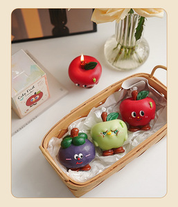 Candele profumate a forma di frutta carine regali di nozze di compleanno fatti a mano decorazioni Creative di san valentino - Product Image 1