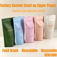 Pochette Doypack Personnalisée avec Fermeture Éclair, Faible MOQ, Échantillons Gratuits, Emballage Alimentaire de Qualité pour Bonbons, Biscuits et Aliments Séchés