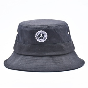 หมวกบักเก็ตผ้าฝ้ายปักโลโก้ได้ตามต้องการหมวกทรงบัคเก็ตใช้ได้ทุกเพศทันสมัย - Product Image 5