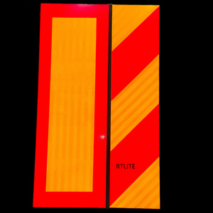 Paneles <span class=keywords><strong>Reflectantes</strong></span> Prismáticos de Alta Reflexión ECE 104R OEM/ODM, Adhesivos de Señalización <span class=keywords><strong>Reflectantes</strong></span> con Aluminio para <span class=keywords><strong>Camiones</strong></span> - Product Image 6
