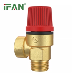 שסתום פורק לחץ איכותי מנחושת IFAN, שסתום פורק לחץ, גודל פתח 1/2 אינץ', שסתום פורק לחץ - Product Image 1