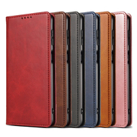 Funda Tipo Cartera de Cuero PU Premium para Samsung S23 Ultra - Funda con Soporte para Teléfono, Ranuras para Tarjetas, Cierre Magnético y Protección Contra Impactos