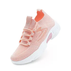 High Quality Spring Casual Sneakers Mesh Breath Women Shoes Fashion Thick Bottom Walking Style Board Shoes
