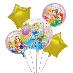 Globos de Papel con Diseño de Princesa de Anime, 5 Piezas, <span class=keywords><strong>para</strong></span> Decoración de Bodas y <span class=keywords><strong>Cumpleaños</strong></span>, Globos 4D Autosellables - Product Image 4