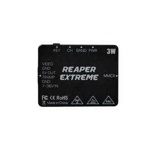 Transmisor de Video Foxeer 5.8G Reaper Extreme 3W 72CH, Accesorios para Drones de Carreras FPV con VTx Freestyle Negro 60g - Product Image 4