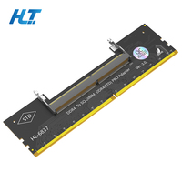 Kartu Adaptor SO-DIMM Laptop DDR4 ke DIMM Desktop HL-6837 Ver3.0 Konverter Adaptor RAM Frekuensi Tinggi Notebook DDR4 ke DDR4