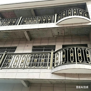 Système <span class=keywords><strong>de</strong></span> clôture et <span class=keywords><strong>de</strong></span> balustrade <span class=keywords><strong>de</strong></span> balcon en acier galvanisé pour villa extérieure, cour, montage au sol, <span class=keywords><strong>barrière</strong></span> <span class=keywords><strong>de</strong></span> <span class=keywords><strong>protection</strong></span> personnalisable - Product Image 2