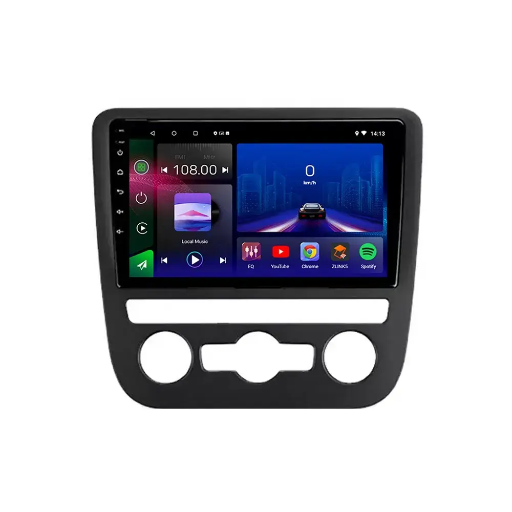 9 inç dokunmatik ekran Android 2 Din BT DSP RDS Carplay GPS navigasyon Volkswagen Scirocco 2009-2014 için araba radyo