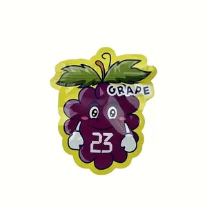 Bolsas de forma irregular troqueladas especiales únicas impresas personalizadas de 3,5g, bolsas selladas de Mylar Cali especiales a prueba de olores Con 8 ° enchufe - Product Image 2