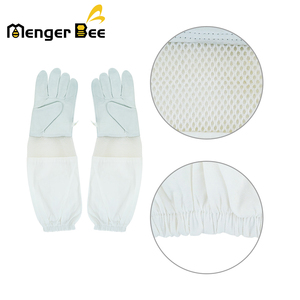 Nouveaux gants d'apiculture en coton à prix réduit avec ventilation et tissu en maille 3 couches anti-piqûres pour apiculteurs - Product Image 4