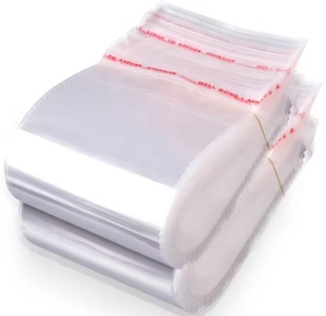 Aiudo nhà CD tay áo nhựa tự dính túi <span class=keywords><strong>poly</strong></span> cho các phụ kiện trang sức rõ ràng quần áo bao bì trong suốt may mặc Bopp Túi - Product Image 1