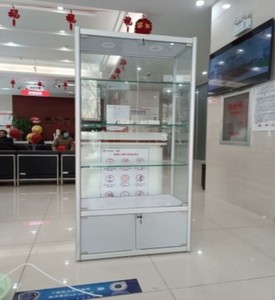 Kính hiển thị lưới giá 4 tấm cán kim loại bán lẻ tường cửa hàng thủ công hiển thị nghệ thuật đứng vitrine Rack hiển thị - Product Image 6