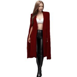 Capas Ligeras para Mujer con Mangas Largas Abiertas y Abertura Lateral - Product Image 1