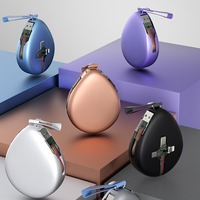 Kabel Data 2-in-3 Retractable Satu Port /Konektor Micro USB/USB-C Pengisian Cepat PD Terbuat dari Termoplastik Elastomer