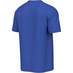 เสื้อยืดแขนสั้นผู้ชาย FOXA รุ่น Host City ลายตารางสีน้ำเงิน ผ้าเจอร์ซีย์ระบายอากาศได้ดี - Product Image 2