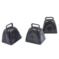 Lesgazers LGS-YC036 Campanello Quadrato Personalizzato con Suono Nitido, Campanello in Metallo per Pecore, Campanello Vintage per Animali Domestici