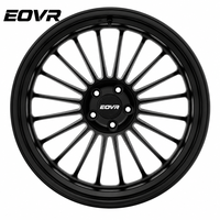 Rines Forjados EVOR en Negro Mate de Aleación de Aluminio para Autos de Pasajeros 17/18/19/20/21/22/23/24 Pulgadas 5x112
