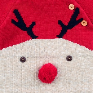 Mono de Invierno para Bebé Mimixiong al por Mayor, 100% Algodón, Diseño de Dibujos Animados, <span class=keywords><strong>Ropa</strong></span> Tejida para Niños Pequeños, <span class=keywords><strong>Navidad</strong></span> - Product Image 5