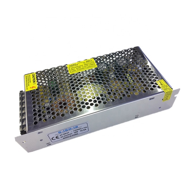 Ac 110v 220v to Dc 12.5a Transformers Constant Pressure 12v 150w Switching Power Supply