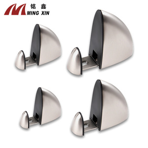 Clip en verre Ming Xin Eagle Beak en alliage de zinc brossé brillant réglable pour support d'étagère en verre, quincaillerie de meubles - Product Image 1
