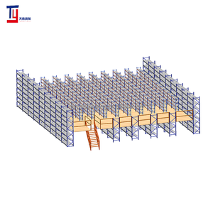 โกดังเก็บสินค้าเหล็กชั้นลอยอุตสาหกรรมแบบหลายระดับ - Product Image 4