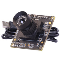 14209 1080P AR0234 3,5mm 90 grados sin distorsión 90fps Visión Artificial USB Industrial PCBA módulo de cámara obturador Global 90 grados