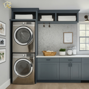 Gabinete personalizado de diseño moderno impermeable para baño, lavandería, ciudad de Foshan, muebles duraderos para el hogar, apartamento, Villa al aire libre - Product Image 5