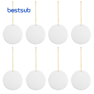 Bán buôn bestsub tùy chỉnh gốm giáng sinh bóng & cây đồ trang trí cá nhân thăng hoa trang trí với tên Trung Quốc Nguồn cung cấp - Product Image 4