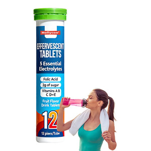 China Wholesaler Electrolyte Vitamin Effervescent Tablets OEM&amp;ODM Fruit Flavor Drink Pills <strong>Hydrated</strong> Healthcare <strong>Supplements</strong> - Product Image 1