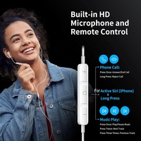 Écouteurs intra-auriculaires universels filaires 3,5 mm avec microphone, super basses, stéréo, pour Apple iPhone et téléphone Android