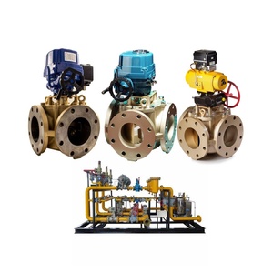Válvulas de Control Rotativas de Tres Vías Accionadas por Amot, Válvulas de Mezcla y Desviación de Tres Vías con Control de Temperatura y Actuador - Product Image 1