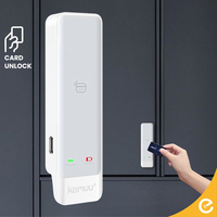 KEMUU aleación de aluminio RFID tarjeta SPA gimnasio electrónico armario cerradura de puerta con modelo público para casilleros de centro de Golf