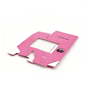 Caja de Cartón Rosa para Regalos de Cumpleaños, Caja de Regalo Personalizable de Alta Gama con Ventana de PVC, Ecológica - Product Image 5