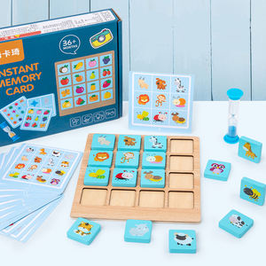 Rompecabezas de madera para niños, juego de mesa con foto instantánea, ajedrez Montessori, Juguetes Educativos de aprendizaje temprano para niños, regalos - Product Image 2