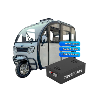 แบตเตอรี่รถมอเตอร์ไซค์ริกชอว์ 72v 75แอมป์ 100ah 200ah Lifepo4 ลิเธียม - Product Image 1