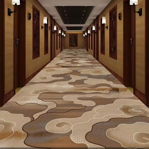 Modern Style Custom Floor Mat Superior Hotel Corridor Non-<strong>Slip</strong> Absorbent Sound Corrugated Runner Rug - Product Image 5