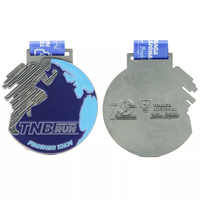 Nouveaux produits 2023 Médailles de sport en alliage de zinc Marathon Ruban métallique Médailles personnalisées