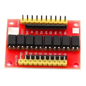 12V8 circuit optocoupler isolation board high level triggers isolation module forward amplifier 50mA