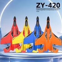Avión de Juguete ZY-420 Personalizado OEM, Planeador de Combate para Niños, Modelo de Avión de Ala Fija, Material EVA, Uso en Interiores, 2 Canales, 1080p