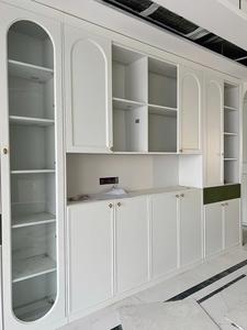 Buffet Moderne de Style Français en Bois avec Table à Vin et Rangement pour Vaisselle pour Salle à Manger et Salon pour Villas et Hôtels - Product Image 6