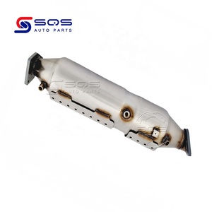 Système d'échappement SQS, <span class=keywords><strong>filtre</strong></span> <span class=keywords><strong>à</strong></span> <span class=keywords><strong>particules</strong></span> de suie <span class=keywords><strong>FAP</strong></span>, <span class=keywords><strong>filtre</strong></span> DPF pour Hyundai Tucson Santa Fe II CM 2.2 CRDi D4EB, catalyseur et <span class=keywords><strong>filtre</strong></span> <span class=keywords><strong>à</strong></span> <span class=keywords><strong>particules</strong></span> combinés - Product Image 3