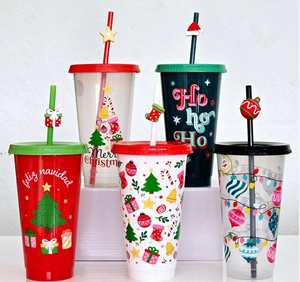 Conception <span class=keywords><strong>de</strong></span> Noël certifiée BSCI voyage ou personnalisé à la maison 24 oz usine <span class=keywords><strong>de</strong></span> gobelets en plastique durable - Product Image 4