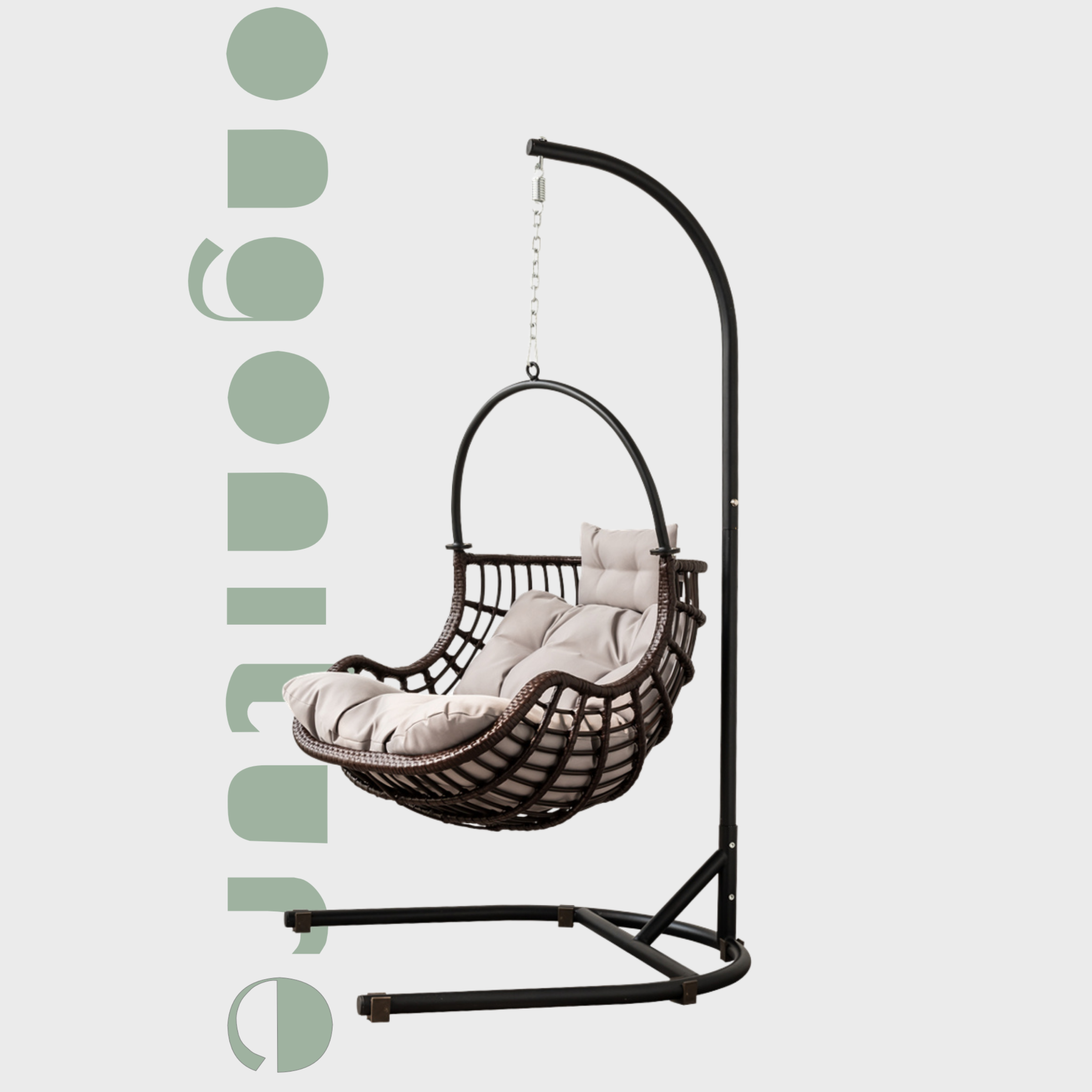 Подвесная корзина из ротанга, садовое Кресло-качели в виде птичьего гнезда, уличная мебель, домашний гамак, стул для отдыха на балконе