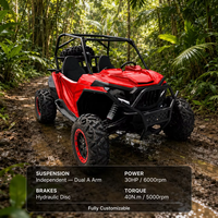 Hooleox Dual Seat Automatic 4x4 Off-Road SSV 500cc Moteur 4 temps Essence/Diesel 75-100Km/h
