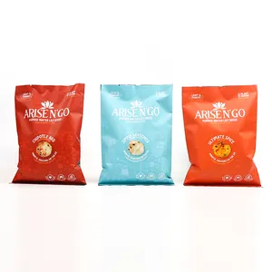 Laminated Custom Plastic Bags Puffs Food Popcorn Potato Chips Packaging Bag For Snack