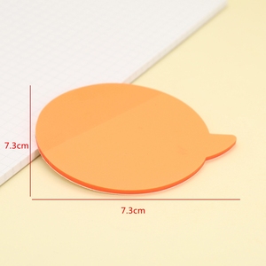 Notes autocollantes à bulles PET transparentes mignon brillant coloré bloc-notes adhésif fort tampons de retrait créatifs propres pour le bureau à domicile - Product Image 2