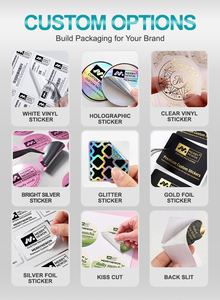 Etiquetas Adhesivas Impresas con Logotipo, Hoja de Etiquetas Kiss Cut, Etiqueta Impermeable, Etiquetas de Vinilo Personalizadas con Corte a Troquel para Embalaje de Lujo - Product Image 4