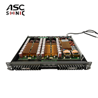 Amplificateur audio professionnel ASCSONIC D18K4 4 canaux 18000 Watts classe D avec construction métallique et alimentation CA 110-240V pour les discothèques