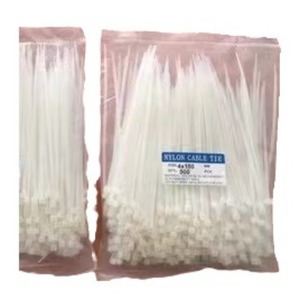 Attaches de câbles en nylon Xingo 4x100 mm autobloquantes blanches 500 pièces pour sécuriser le plastique - Product Image 2